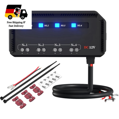 12v kfz sicherungskasten mit - 12v,
