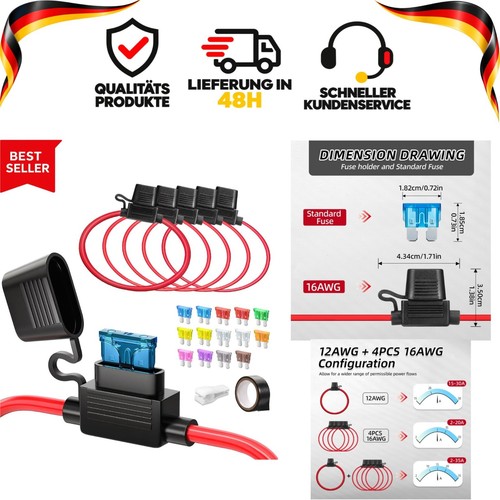 Jorest sicherungshalter 12v - sicherungshalter,
